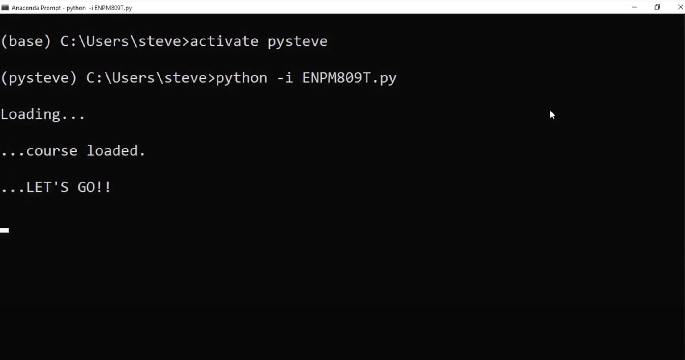 Python prompt