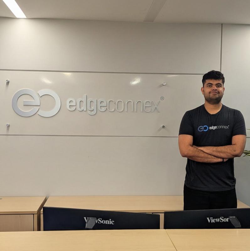 Portrait of a Student Working at EdgeConneX